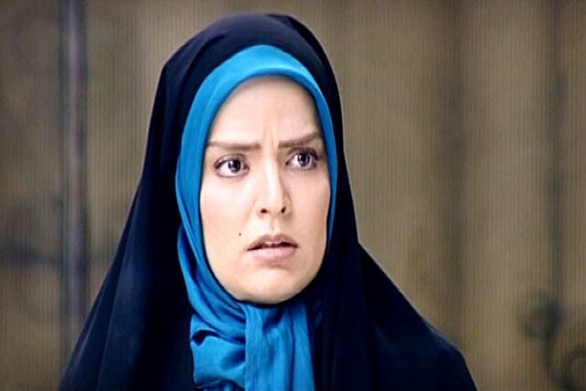 «مرضیه» سریال آوای باران در کنار پسرش/ عکس