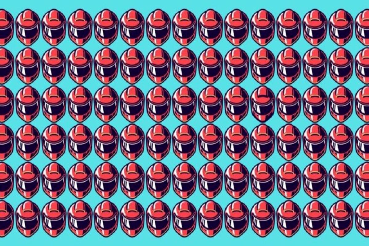 آیا می‌توانید کلاه ایمنی منحصر به فرد را تشخیص دهید؟/ تست بینایی