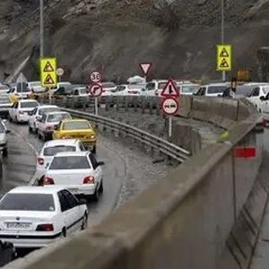 گزارش پلیس از ترافیک ۸ کیلومتری در این جاده