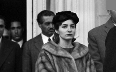 عکسی قدیمی از دختر ارشد شاه و همسر دومش