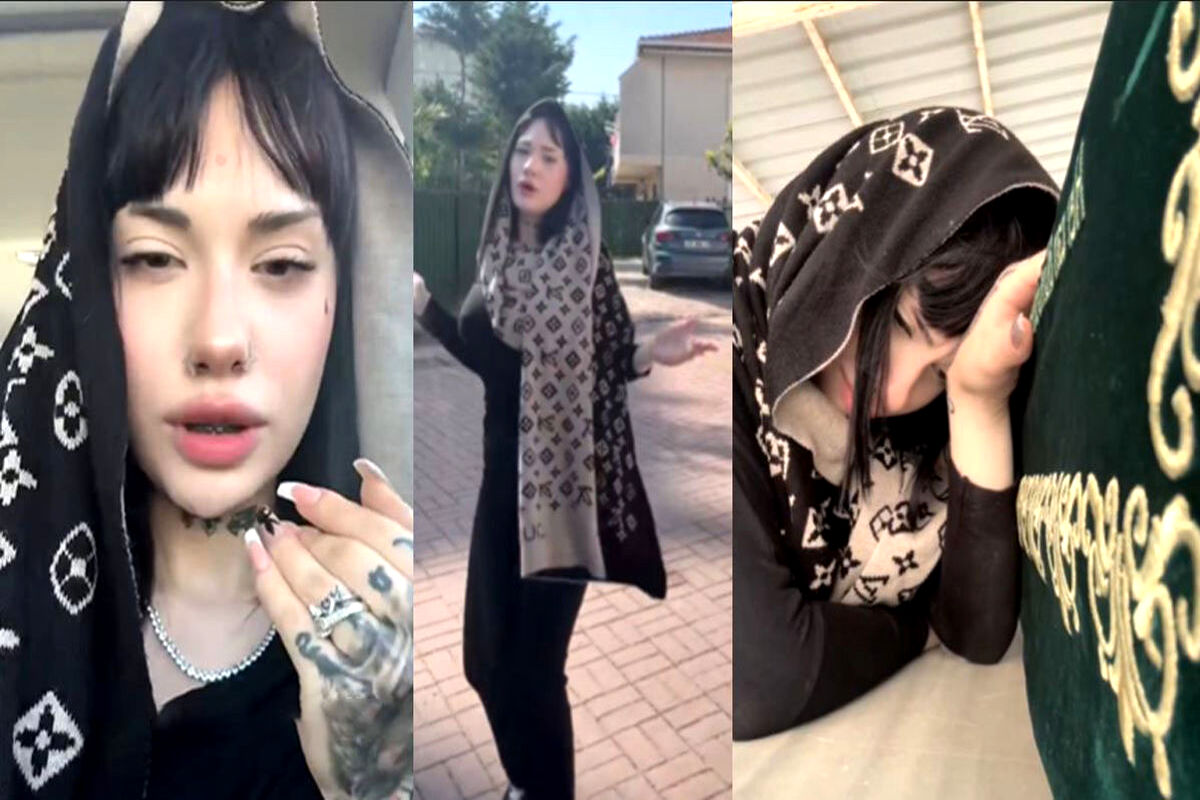 جنجال رقص منشوری از یک دختر در خاکسپاری/ ویدئو