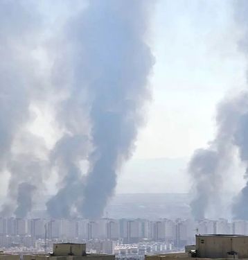 علت دود سیاه در آسمان پرند چه بود ؟/ ویدئو