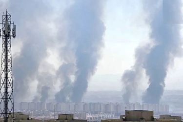 علت دود سیاه در آسمان پرند چه بود ؟/ ویدئو