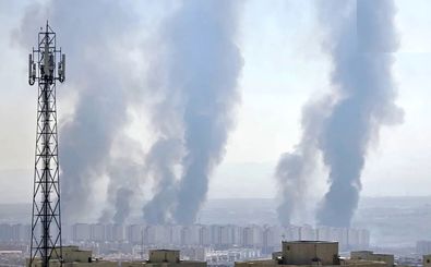 علت دود سیاه در آسمان پرند چه بود ؟/ ویدئو