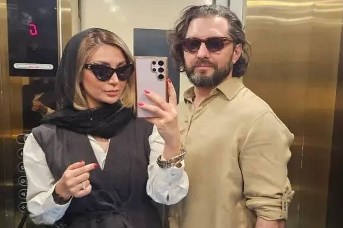 تصوبری از خانه لاکچری بهرام رادان و مینا مختاری در بالاشهر تهران