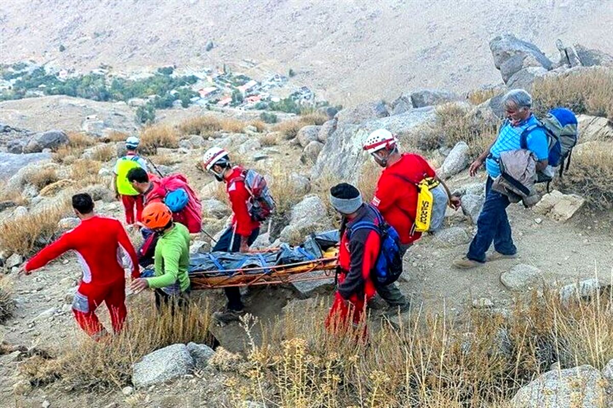 سقوط مرگبار زن کوهنورد در ارتفاعات برفخانه طزرجان