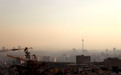 تصاویری از هوای تهران جمعه 7 آذر