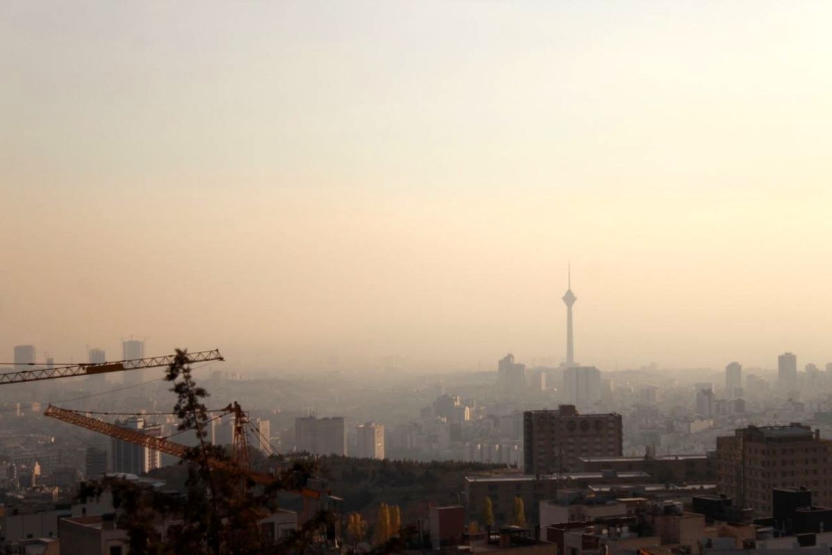 تصاویری از هوای تهران جمعه 7 آذر