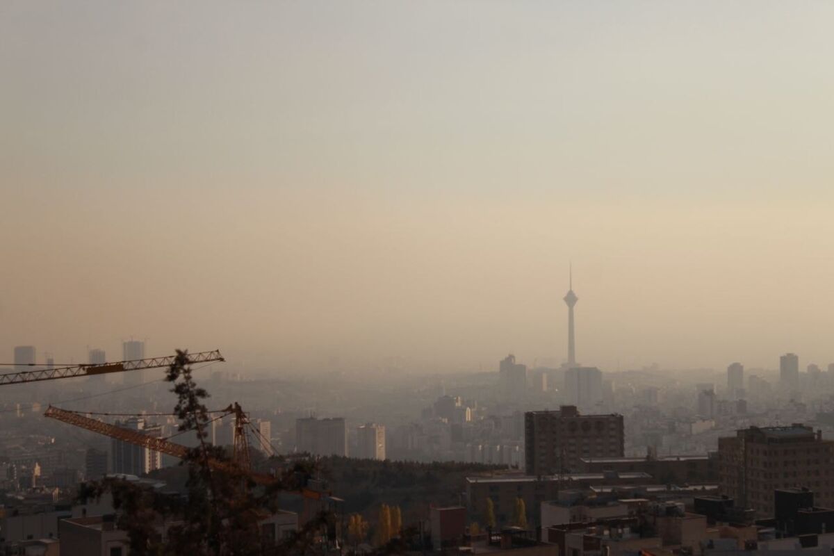تصاویری از هوای تهران جمعه 7 آذر