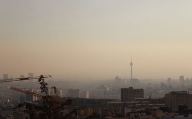 تصاویری از هوای تهران جمعه 7 آذر