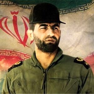 پیکر یک شهید نیروی هوایی روی دوش «سرلشکر بابایی»