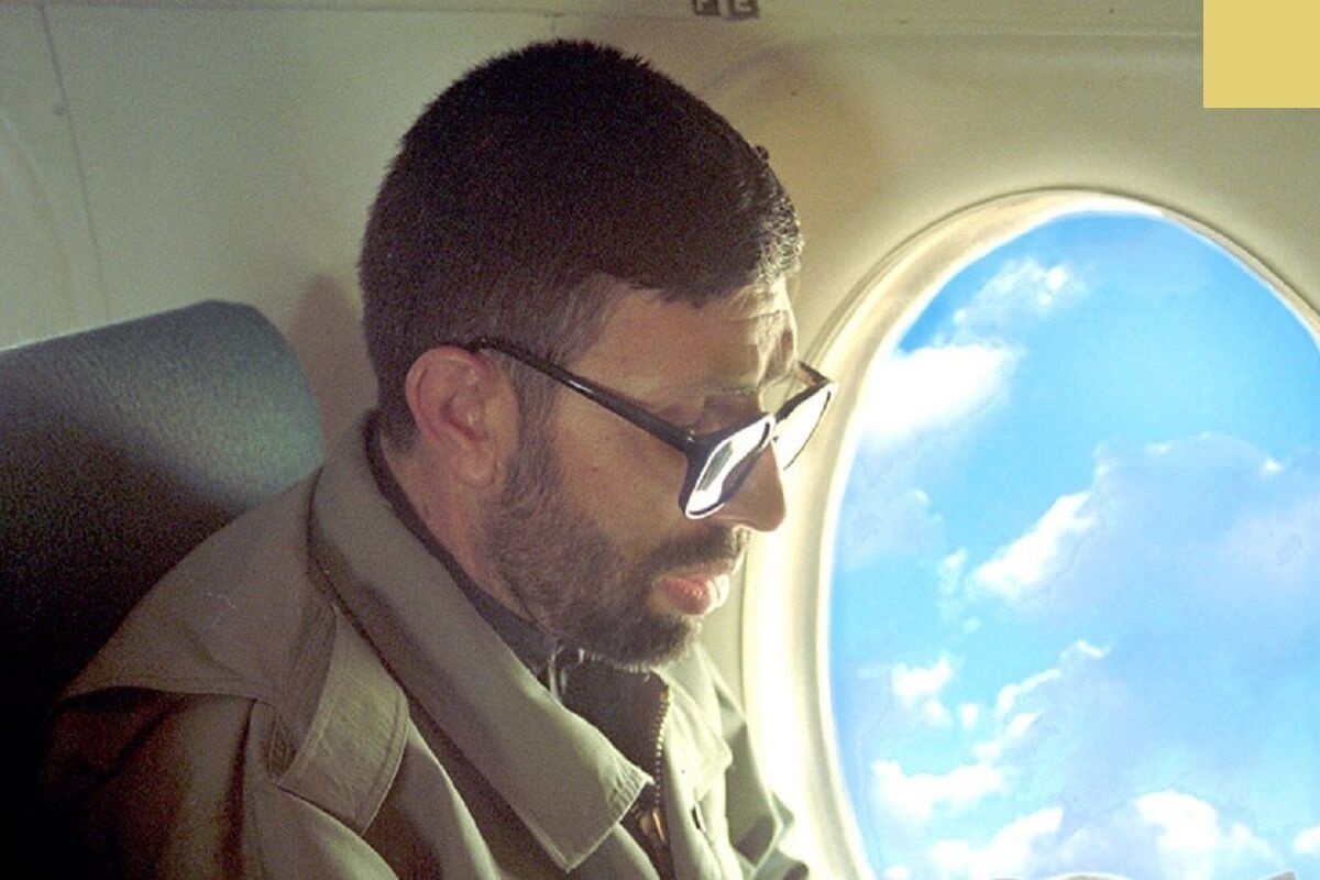 «صیاد شیرازی در کنار همسرش»؛ اواخر دهه 60