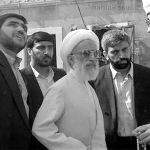 تصویری دیده نشده از آیت االله جنتی در سفر به اروپا