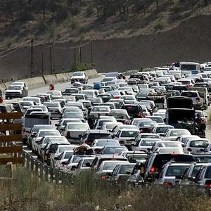 ترافیک سنگین در جاده‌های چالوس، هراز و فیروزکوه
