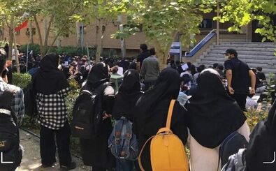 تجمعات اعتراضی دانشجویان در چند دانشگاه تهران با محوریت مطالبات اقتصادی/ ویدئو