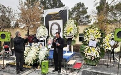 پردیس افکاری در کنار مهری ودادیان آرام گرفت / «امان از این زود رفتن‌های تلخ»
