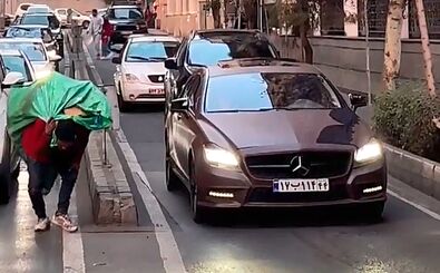 شکاف فاحش طبقاتی در خیابان فرشته/ ویدئو