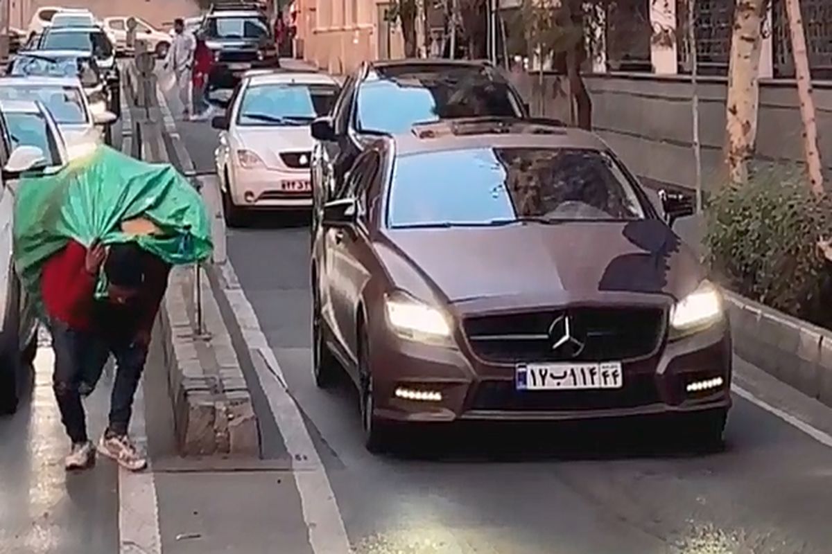 شکاف فاحش طبقاتی در خیابان فرشته/ ویدئو