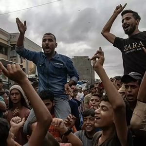 در تهران برخی برای توافق حماس و اسرائیل جشن گرفته‌‌اند