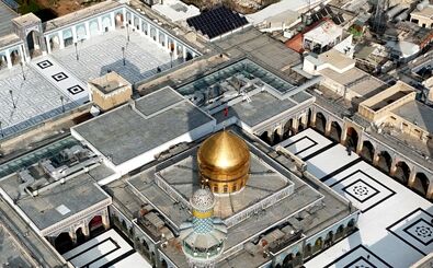تصاویری هوایی از حرم حضرت زینب(س) پس از حمله ناکام داعش