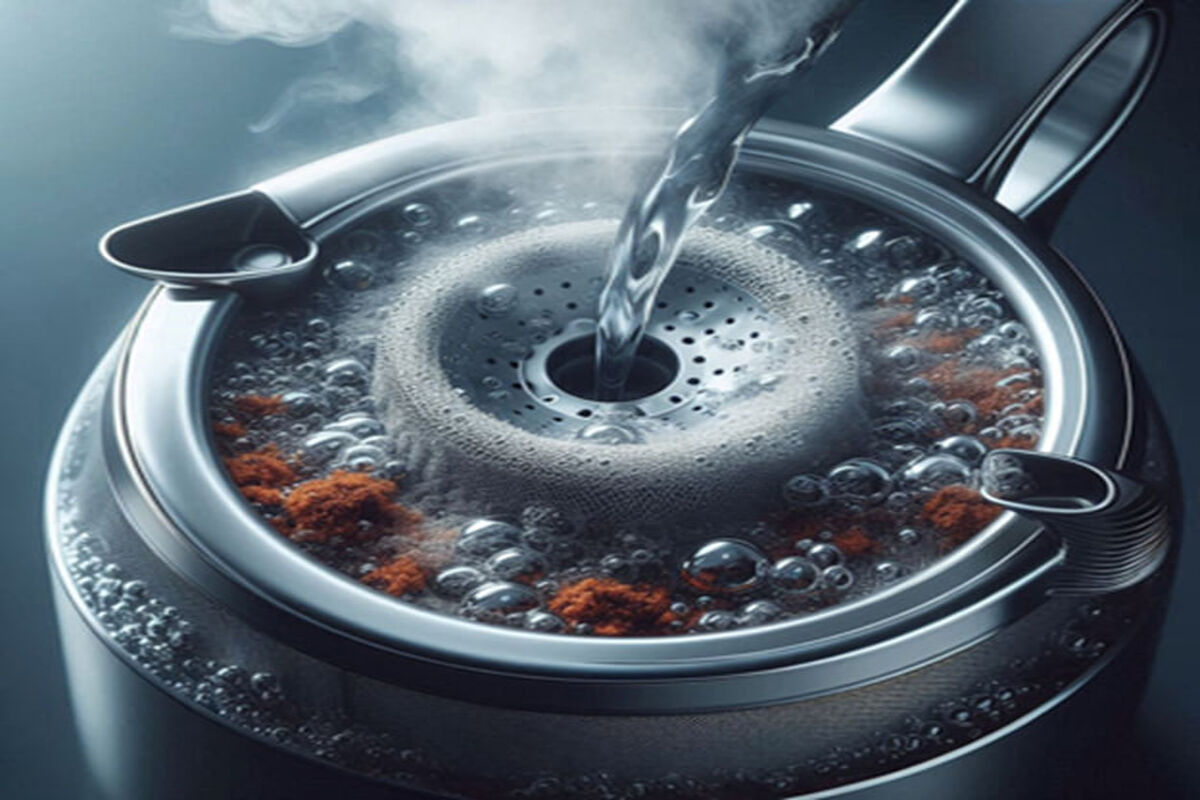 چگونه رسوب کتری را از بین ببریم؟
