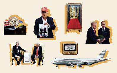  پیام‌های پنهان در هدایای رهبران جهان به ترامپ