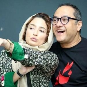 قاب خانوادگی از رامبد جـ‌وان با نگار جواهریان و فرزندش/ عکس