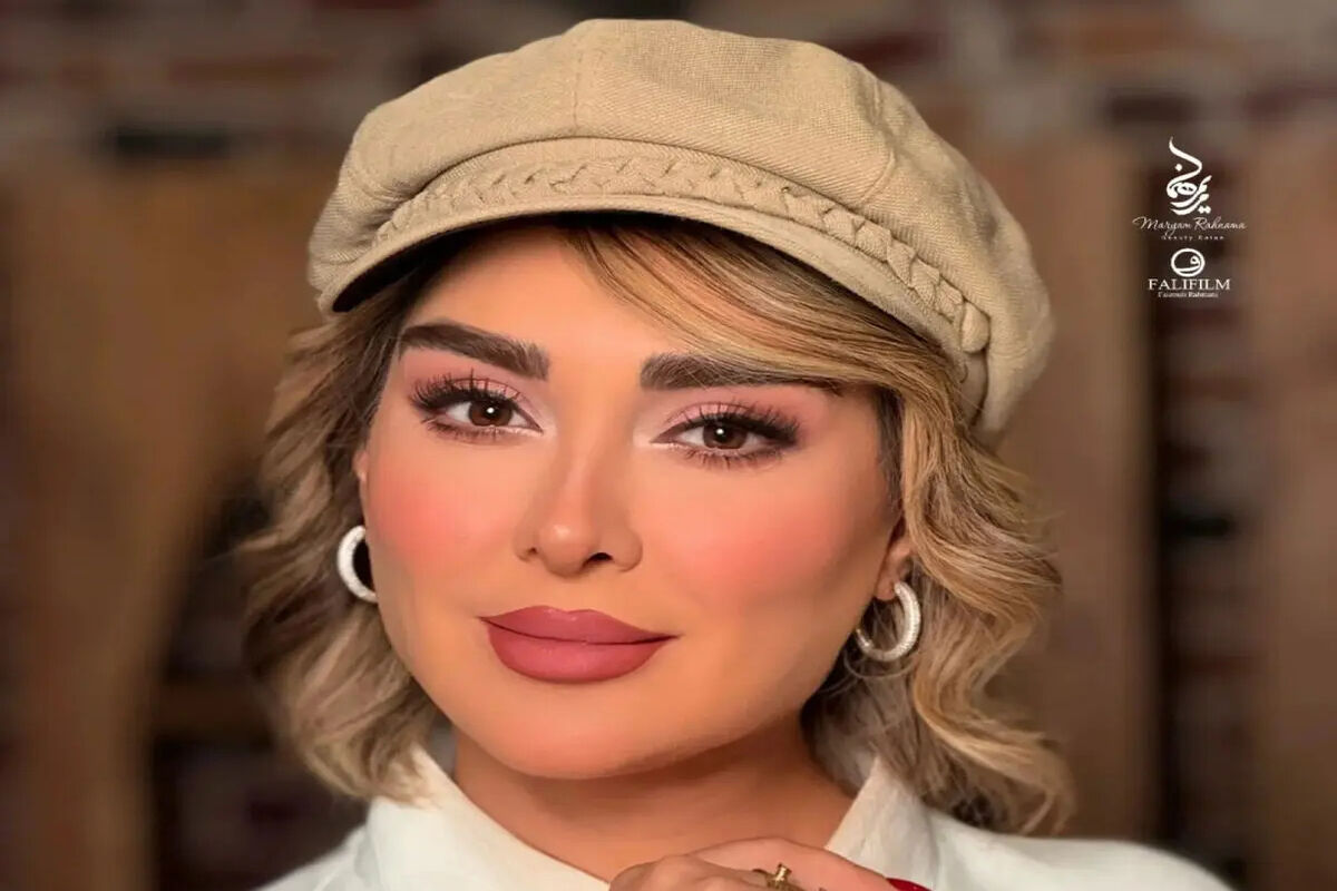 الهام حمیدی با ظاهری متحول شده در کنار علی شادمان