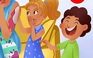 کدام کودک در تصویر، اتاق را به هم ریخته است!