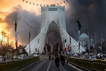 آسیب برج آزادی در پی موج انفجارهای اخیر/ عکس