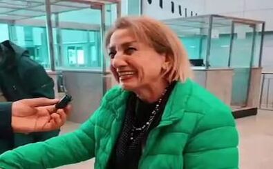 ویدیوی از بغض زن بی‌حجاب در مرز ایران