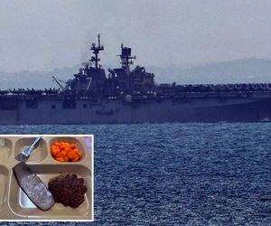 جنجال عکس غذای سربازان آمریکایی ناو هواپیمابر/ سربازان آمریکایی: ما همیشه گرسنه‌ایم