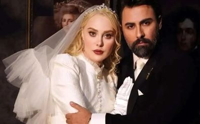 سلفی جدید و عاشقانه آرام جعفری و بابک انصاری/ عکس