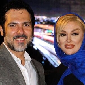 رابطه عاشقانه آقای بازیگر و همسرش مقابل دوربین‌ها/ ویدئو