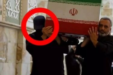 هویت فرد مرموز روز تشییع رهبر انقلاب مشخص شد/ ویدئو