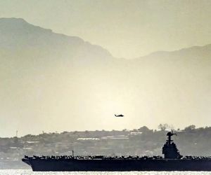 جاسوسی زیردریایی روسی از ناو جرالد فورد آمریکا برای ایران