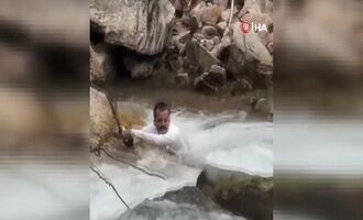 غرق شدن یک گردشگر سعودی هنگام گرفتن عکس/ ویدئو