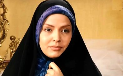  «مرضیه» سریال آوای باران در حال کوهنوردی با پسرش