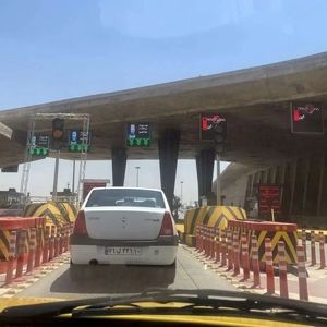 به عوارضی تهران-قم حمله هوایی شد/ ویدئو