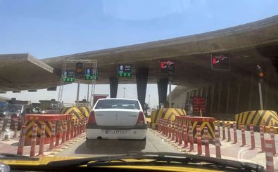 به عوارضی تهران-قم حمله هوایی شد/ ویدئو