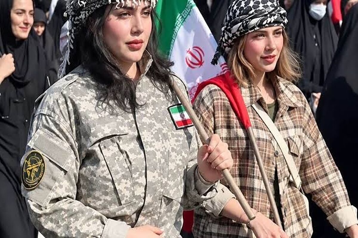تصاویر زنان بی‌حجاب با لباس نظامی در رزمایش جانفدا/ ویدئو