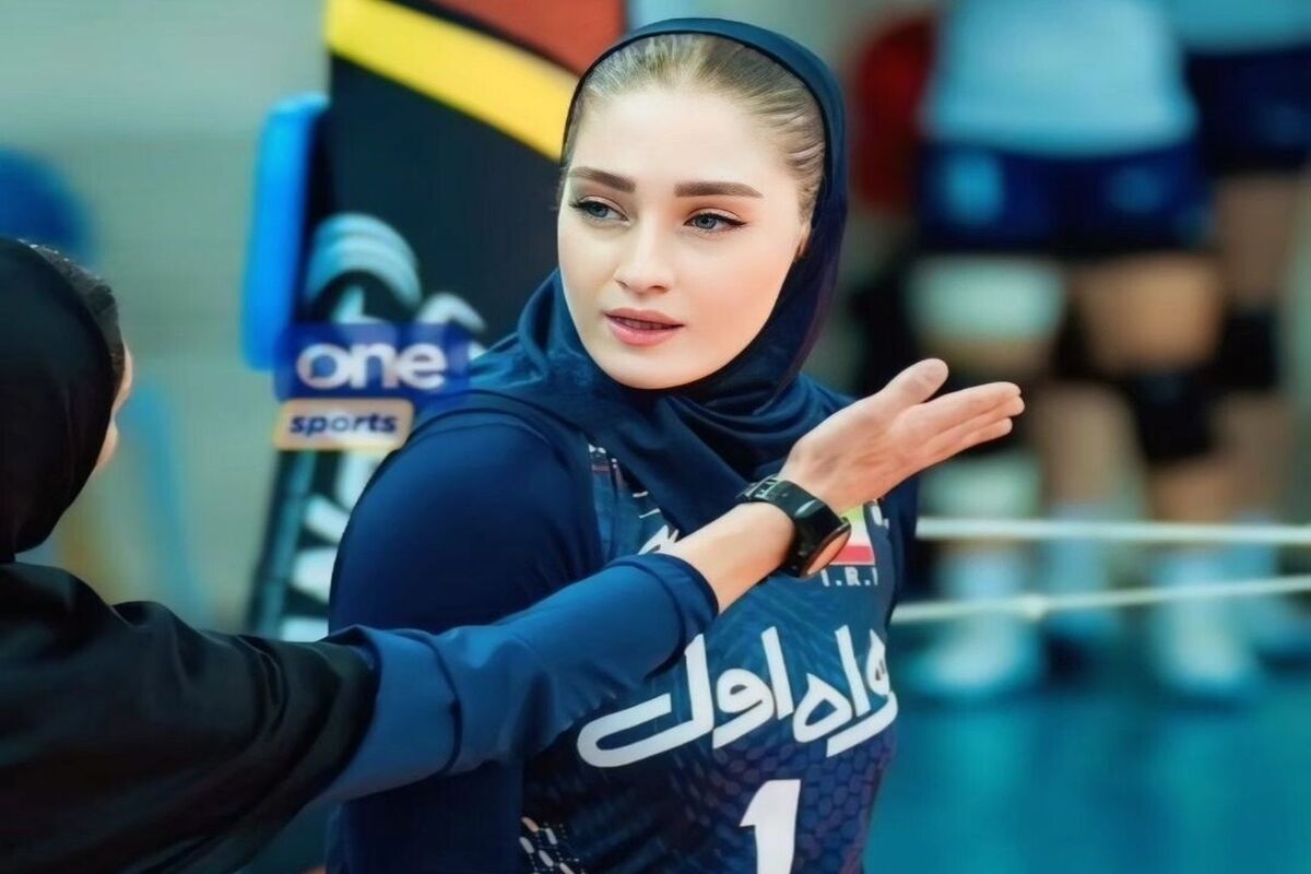 تغییر چهره بانوی چشم آبی والیبال ایران/ عکس