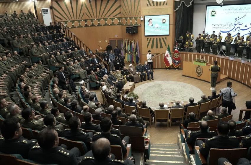 آیین دانش‌آموختگی دانشجویان دکتری و کارشناسی دافوس آجا 