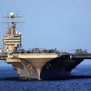 ورود ناو هواپیمابر بزرگ آمریکا به منطقه