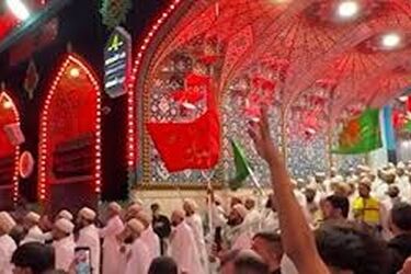 تصاویر بیرون کردن شش امامی‌ها از حرم امام حسین/ ویدئو