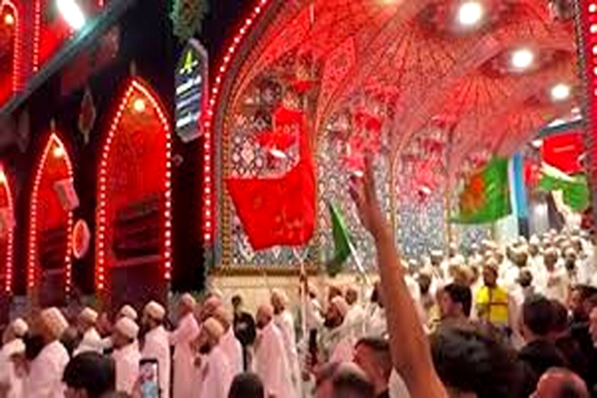 تصاویر بیرون کردن شش امامی‌ها از حرم امام حسین/ ویدئو