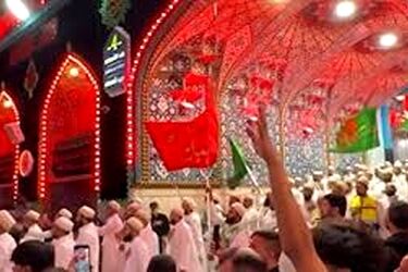 تصاویر بیرون کردن شش امامی‌ها از حرم امام حسین/ ویدئو