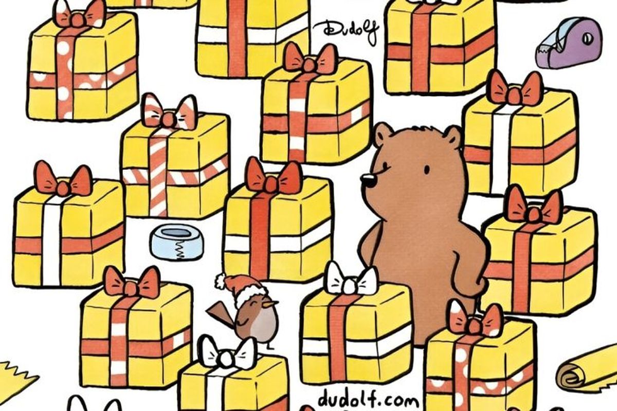 در 7 ثانیه بگویید کدام جعبه هدیه بدون جفت است؟