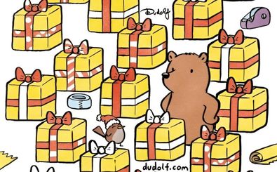 در 7 ثانیه بگویید کدام جعبه هدیه بدون جفت است؟