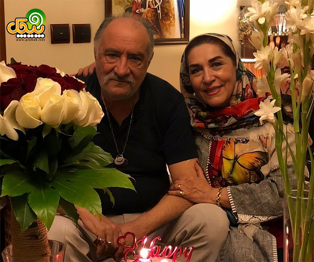 داریوش ارجمند و همسر
